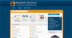 Desktop Screenshot of mammothserver.org